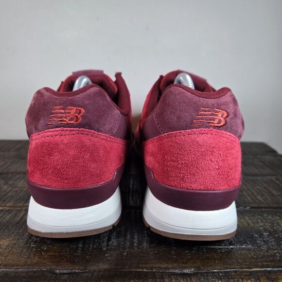 NEW New Balance 996 Mens Size 9 D Lifestyle Running Shoes MRL996LO Red Suede - Picture 4 of 11